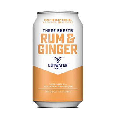 Three Sheets Rum & Ginger (4 Pack - 12 Ounce Cans) - Main Street Liquor