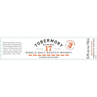 Tobermory 17 Year Old Oloroso Cask Matured - Main Street Liquor