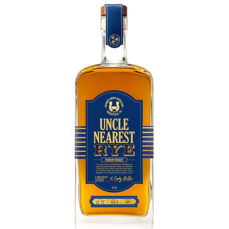 Uncle Nearest Single Barrel Rye Whiskey - Main Street Liquor