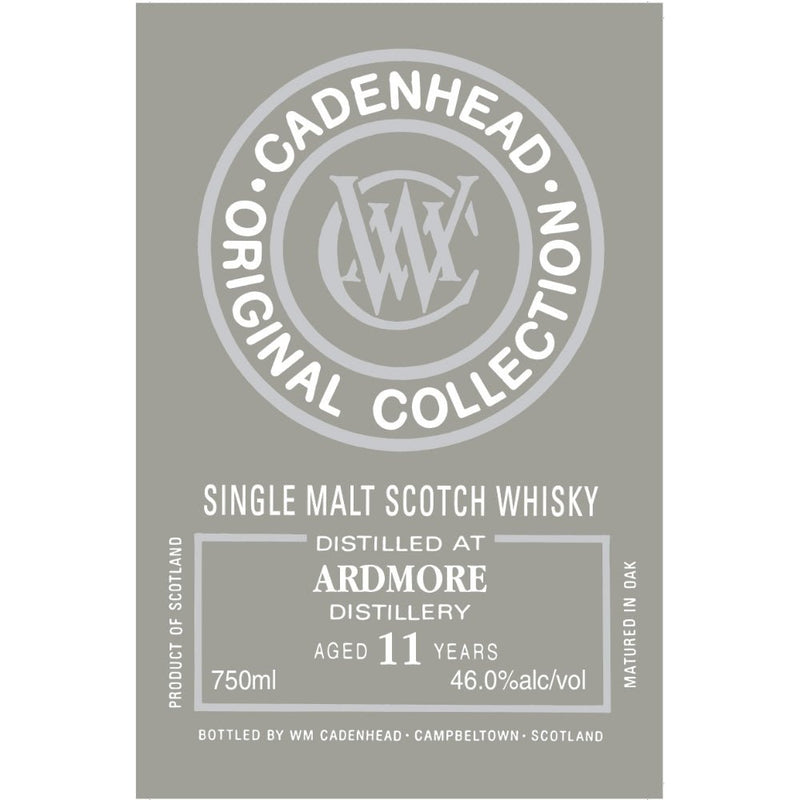 WM Cadenhead Original Collection 11 Year Old Ardmore Distillery - Main Street Liquor