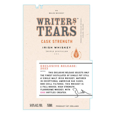 Writers' Tears Cask Strength 2023 Release - Main Street Liquor