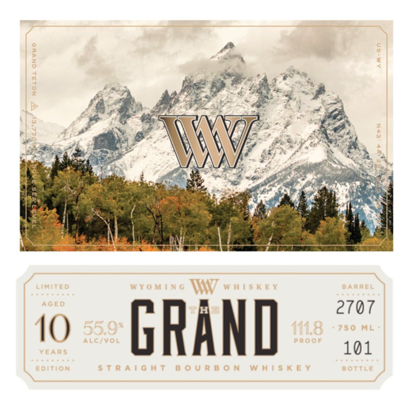 Wyoming Whiskey The Grand Barrel No. 2707 - Main Street Liquor