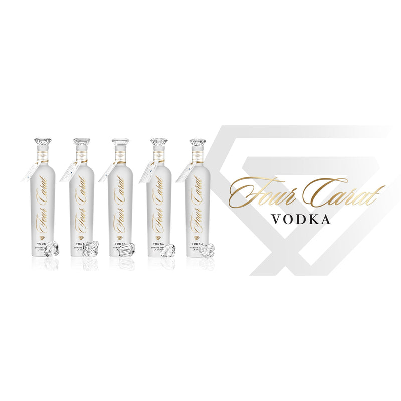 Four Carat Vodka Collectors Edition With Diamond Cut Closure