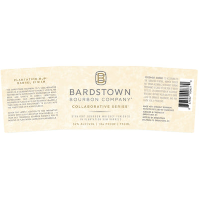 Bardstown Bourbon Plantation Rum Barrel Finish