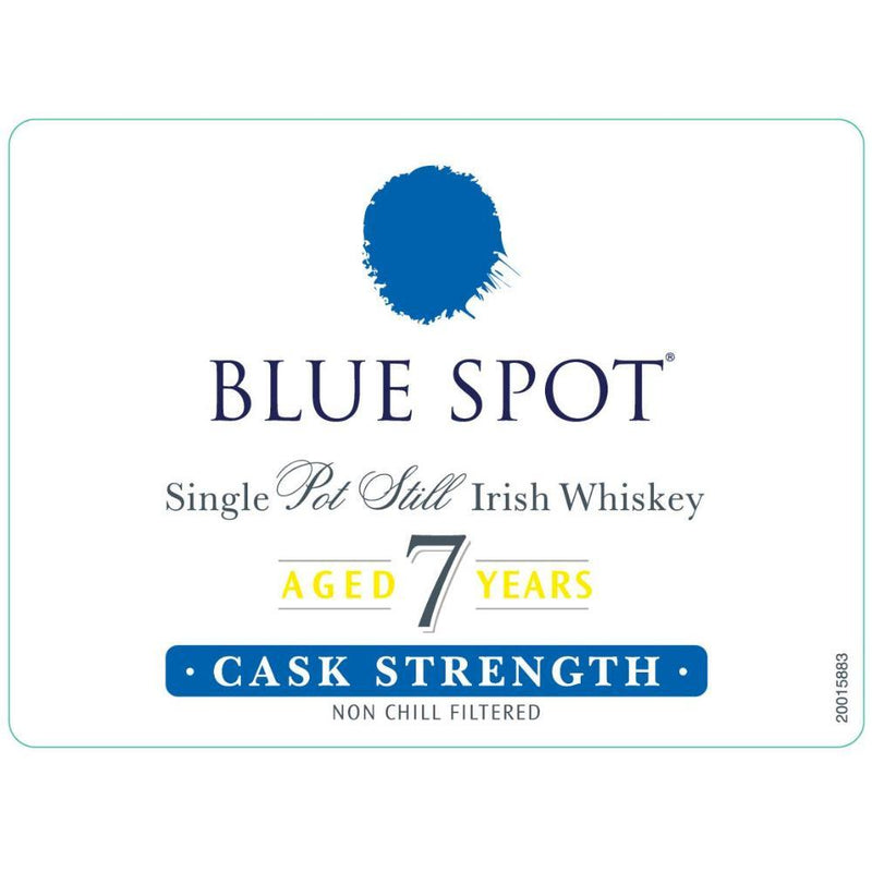 Blue Spot 7 Year Old Cask Strength Irish whiskey Spot Whiskey