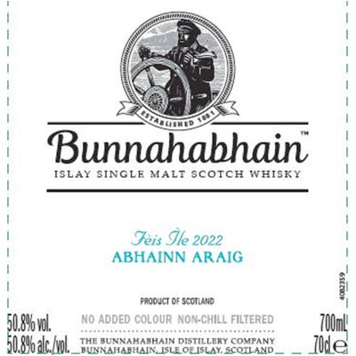 Bunnahabhain Fèis Ìle 2022 Abhainn Araig