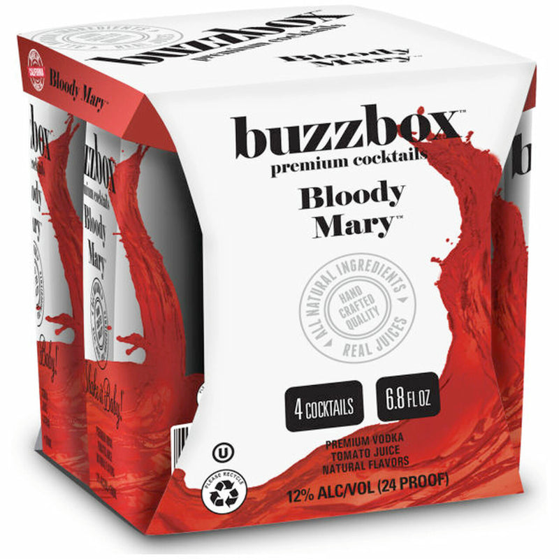 Buzzbox Bloody Mary Cocktail 4PK