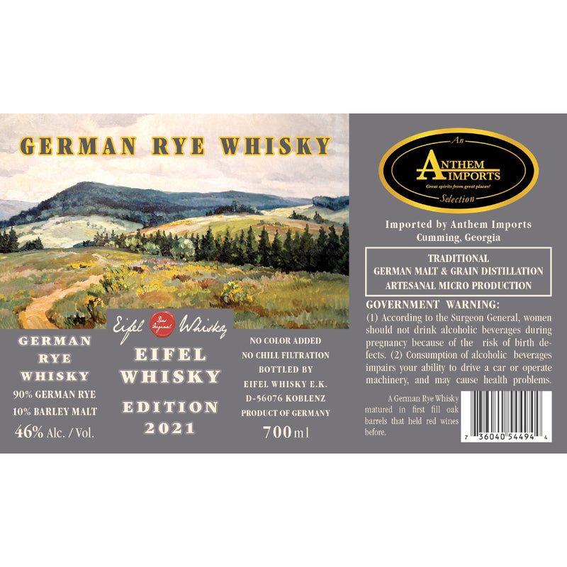 Eifel German Rye Whisky 2021 Edition