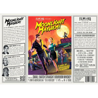 Filmland Spirits Moonlight Mayhem! Straight Bourbon