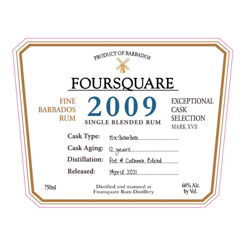 Foursquare 2009 Single Blended Rum