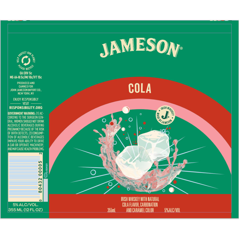 Jameson Cola Canned Cocktail 4pk