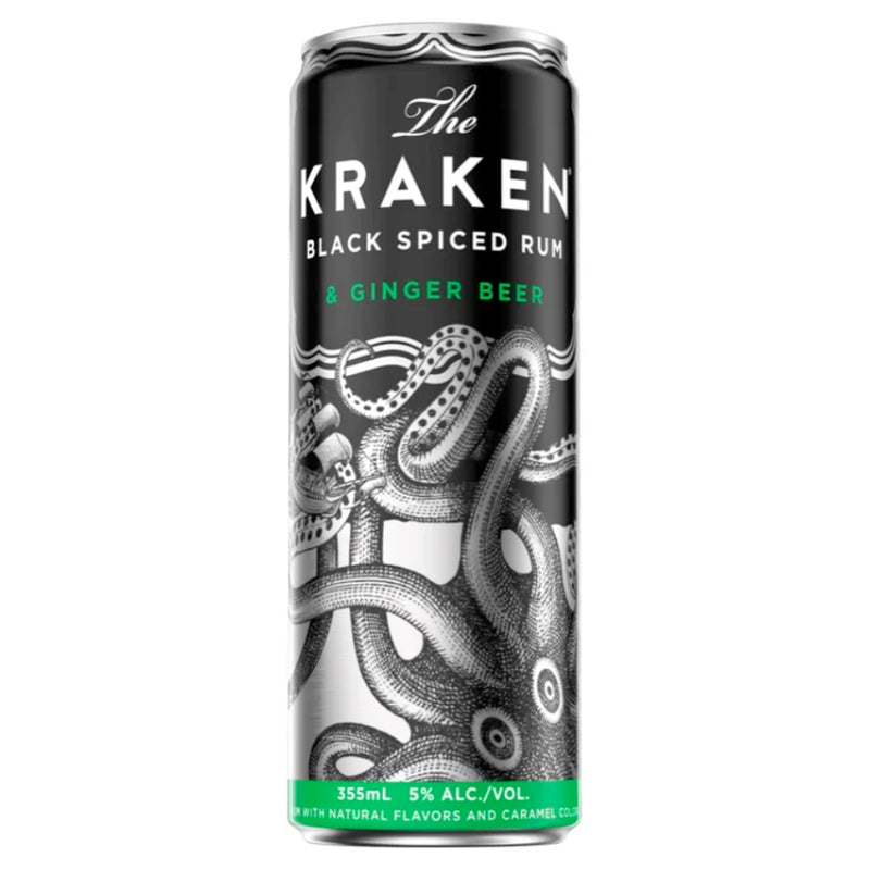 Kraken Black Spiced Rum & Ginger Beer Cocktail 4PK