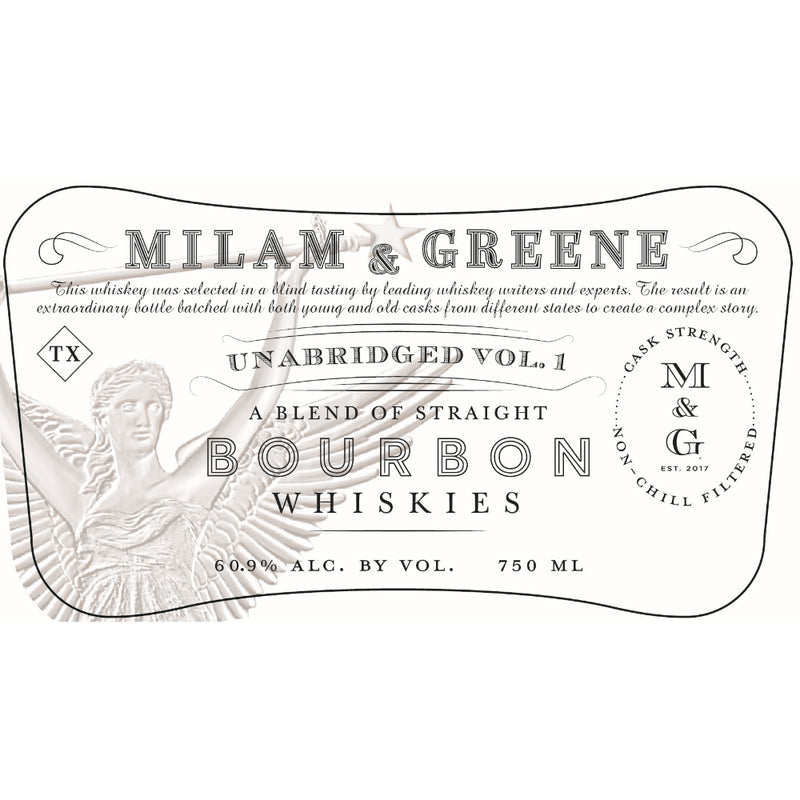 Milam & Greene Unabridged Vol. 1 Blended Straight Bourbon