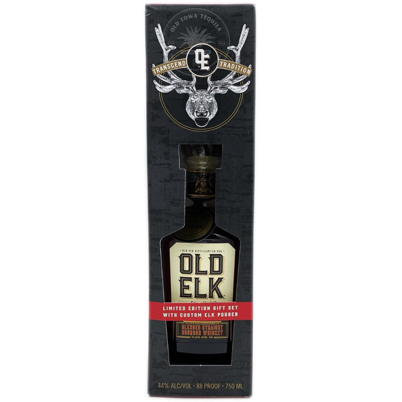 Old Elk Bourbon Limited Edition Gift Set With Custom Elk Pourer