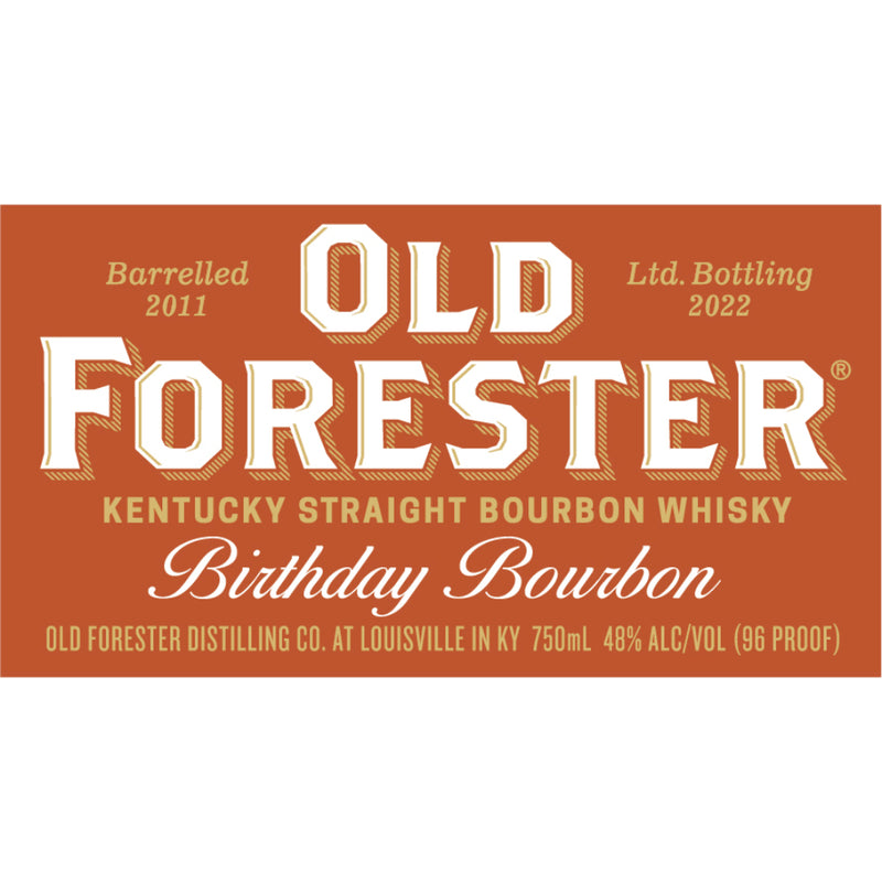 Old Forester Birthday Bourbon 2022