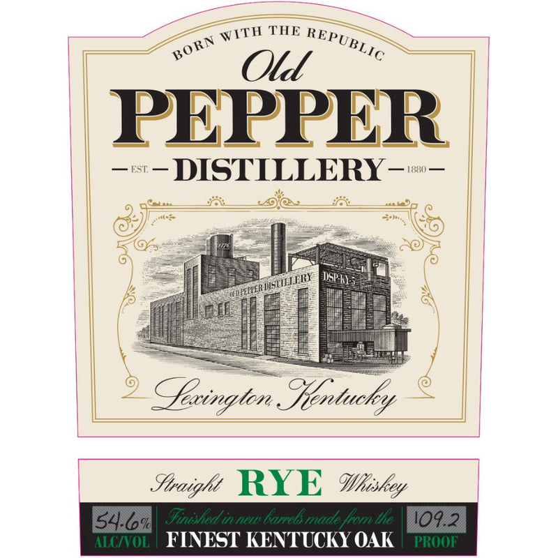 Old Pepper Rye Finest Kentucky Oak