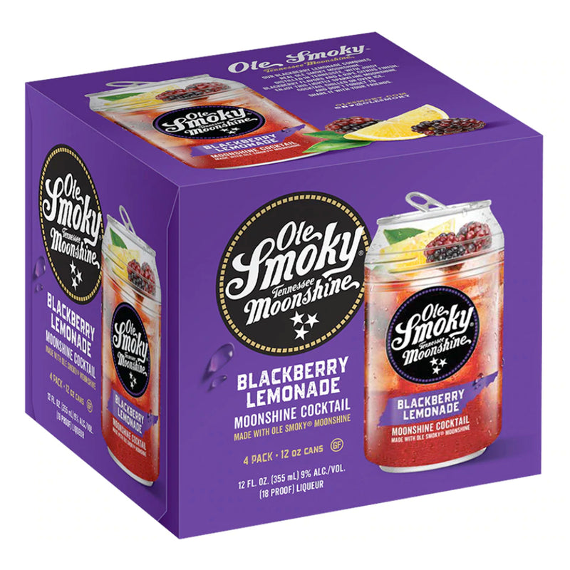 Ole Smoky Blackberry Lemonade Moonshine Cocktail 4pk