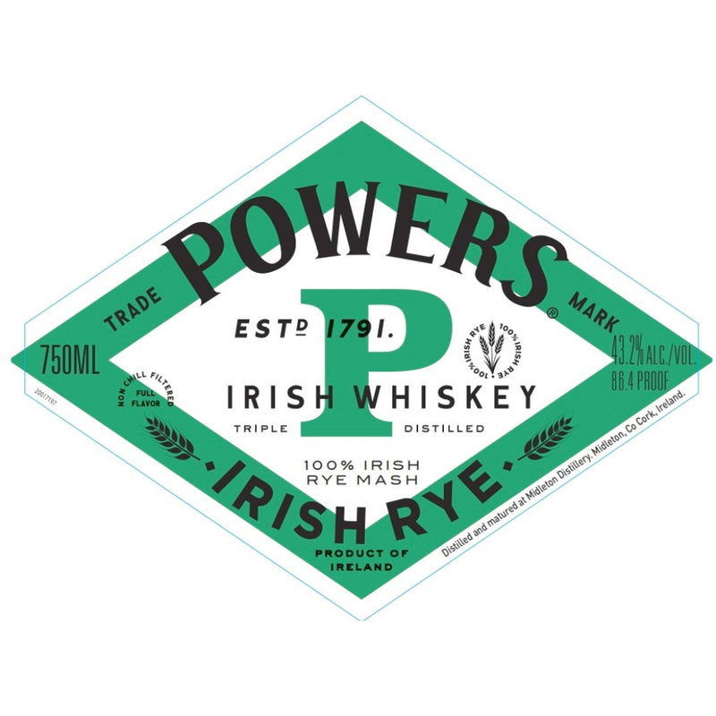 Powers Irish Rye Whiskey