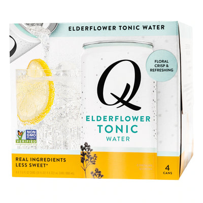 Q Elderflower Tonic Water by Joel McHale 4pk