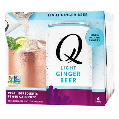 Q Light Ginger Beer by Joel McHale 4pk