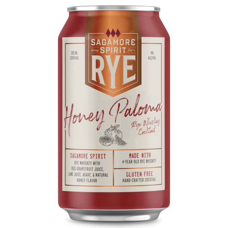 Sagamore Spirit Honey Paloma Canned Cocktail 4PK