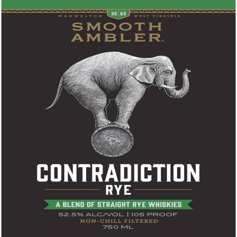 Smooth Ambler Contradiction Rye Whiskey