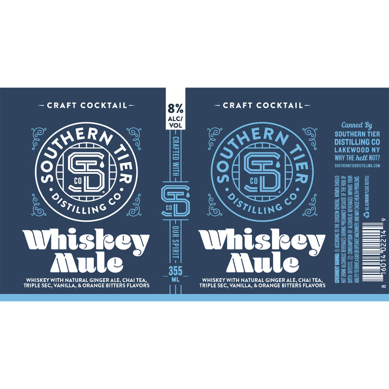 Southern Tier Distilling Whiskey Mule Canned Cocktail