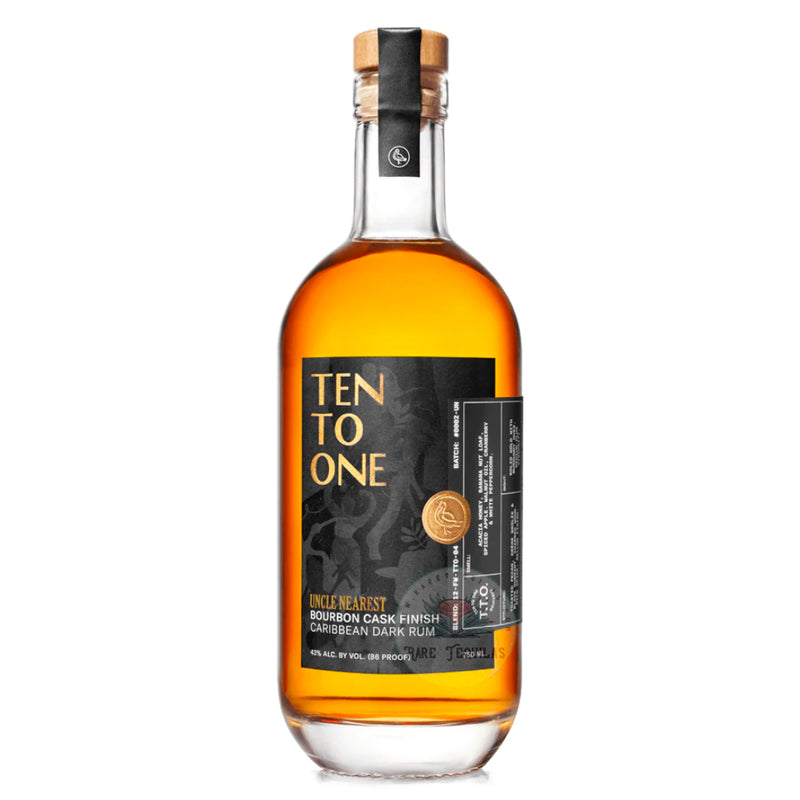 Ten To One Uncle Nearest Bourbon Cask Finish Dark Rum