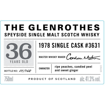 The Glenrothes 1978 Single Cask #3631