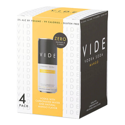 VIDE Mango Vodka Soda 4PK