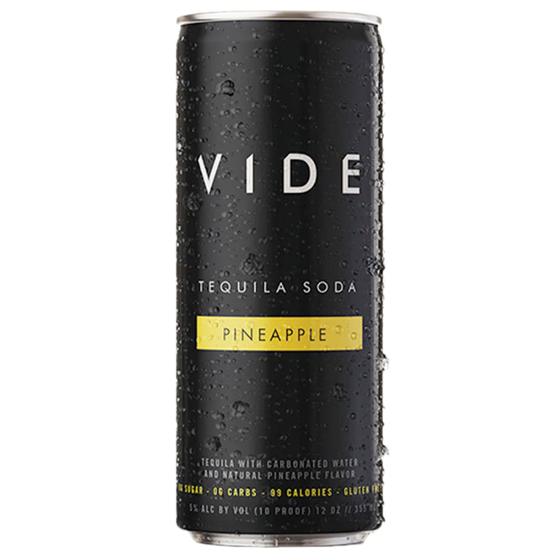 VIDE Pineapple Tequila Soda 4PK