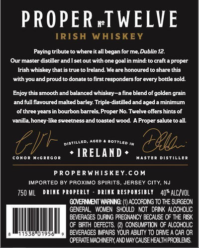 Buy Proper No. Twelve Irish Whiskey online from the best online liquor store in the USA.